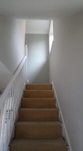 Stairway vertical view Farrow and Ball