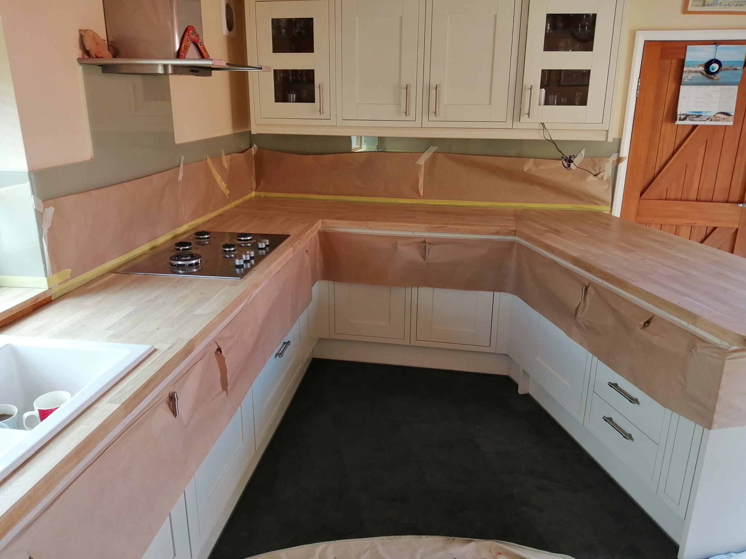 Kitchen Worktop Stripped Sanded Scaled 