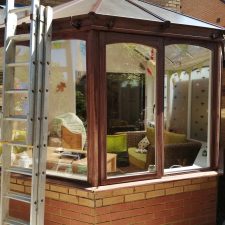 Exterior conservatory preparation