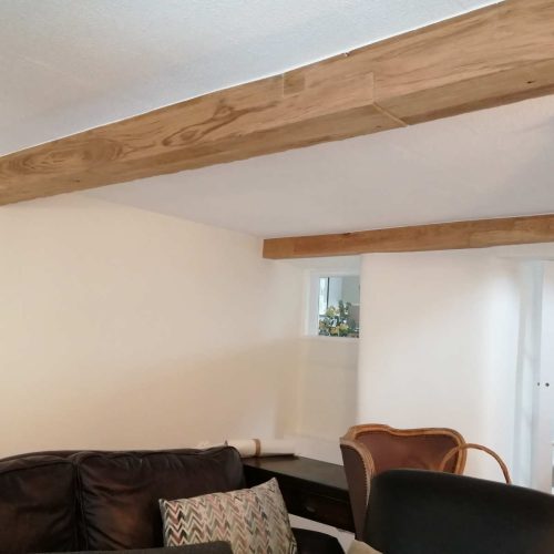Cottage Renovation Lounge Farrow and Ball Wimborne White