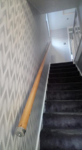 Foil Wallpaper Stairway