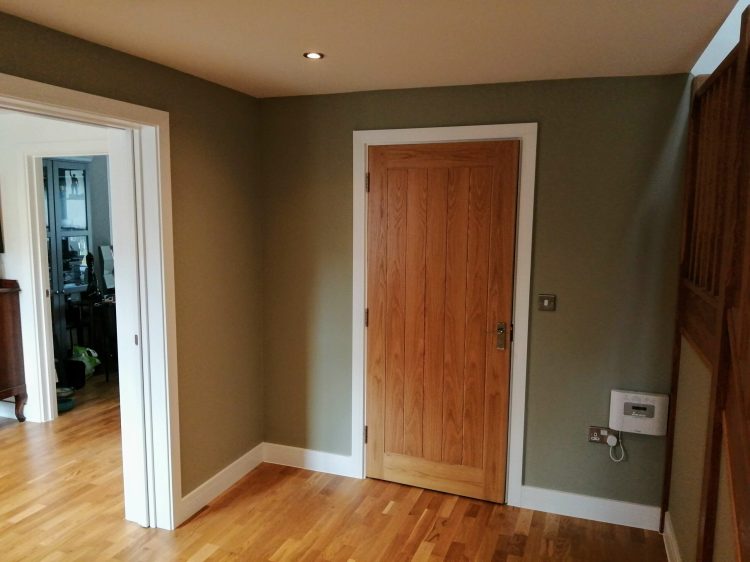 Hallway Farrow and Ball French Gray alt view