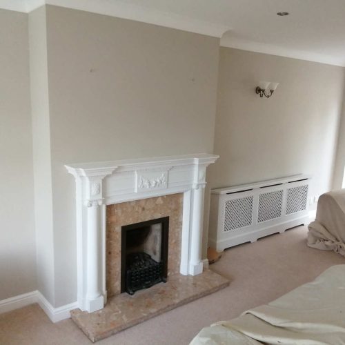 Repainted Lounge Feature Fire Place