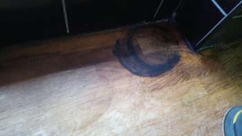 Kitchen Wooden Hardwood Worktop stain