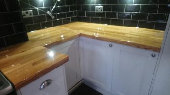 Kitchen Wooden Oak Worktop Danish Oil