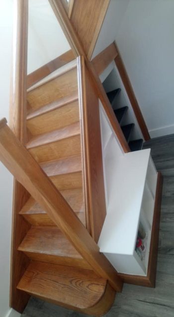 Oak Staircase renovation Osmo Oil
