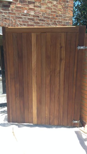 Renovated Gates Front Danish Oil