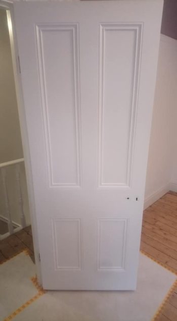 Renovated internal Victorian door