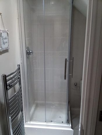 Shower refurb complete