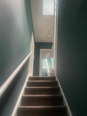 Victorian town house staircase Little Greene